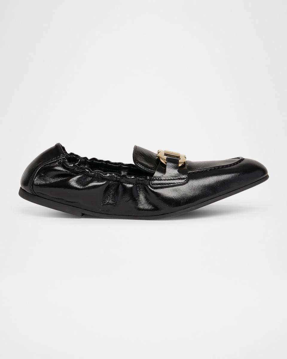 Jodie Leather Gancio Loafers